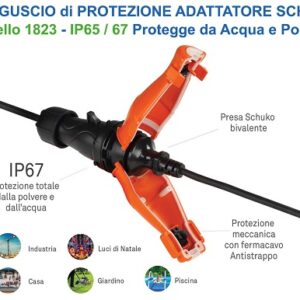 Adattatore per Presa Volante Schuko IP67